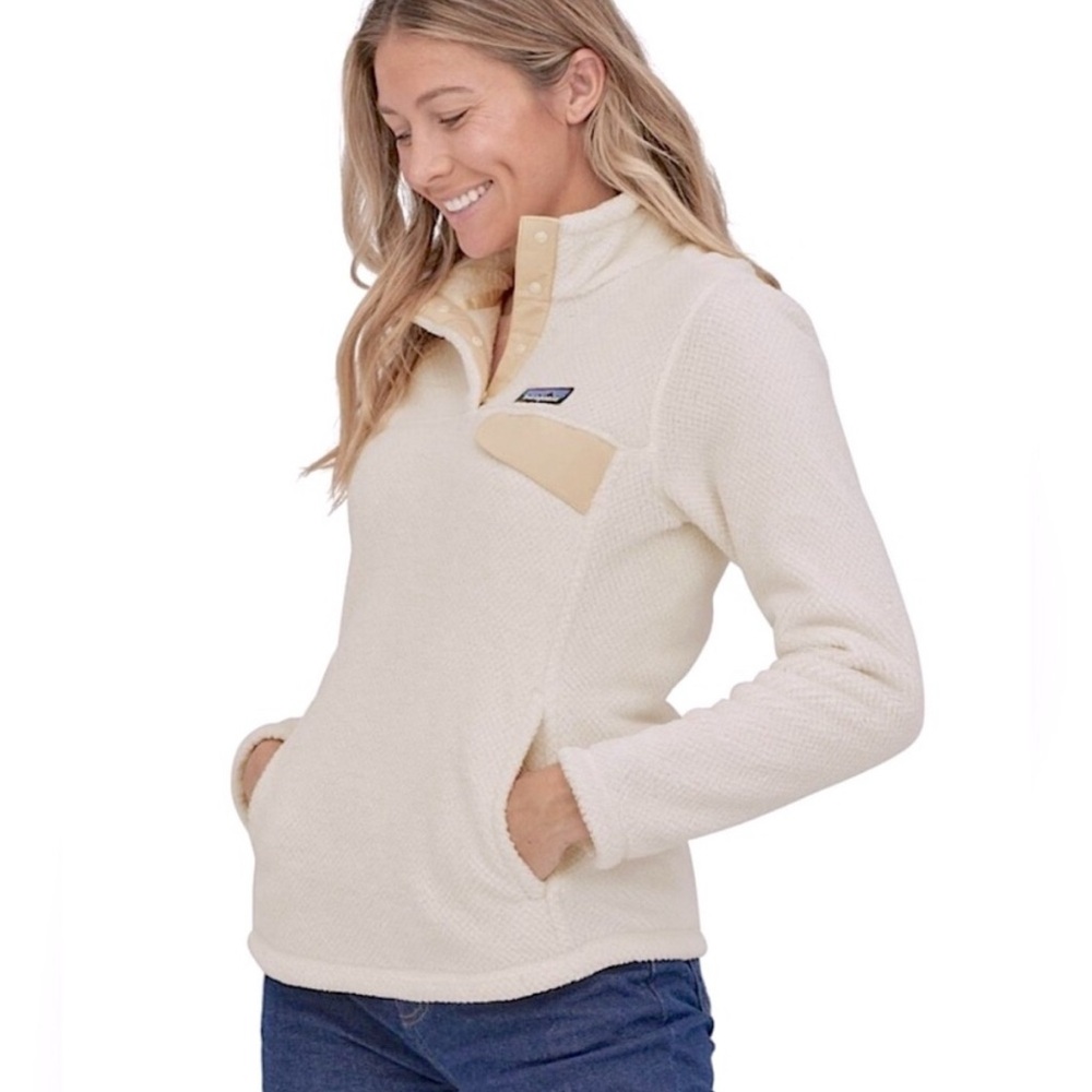Patagonia Off-White Fleece Jacket